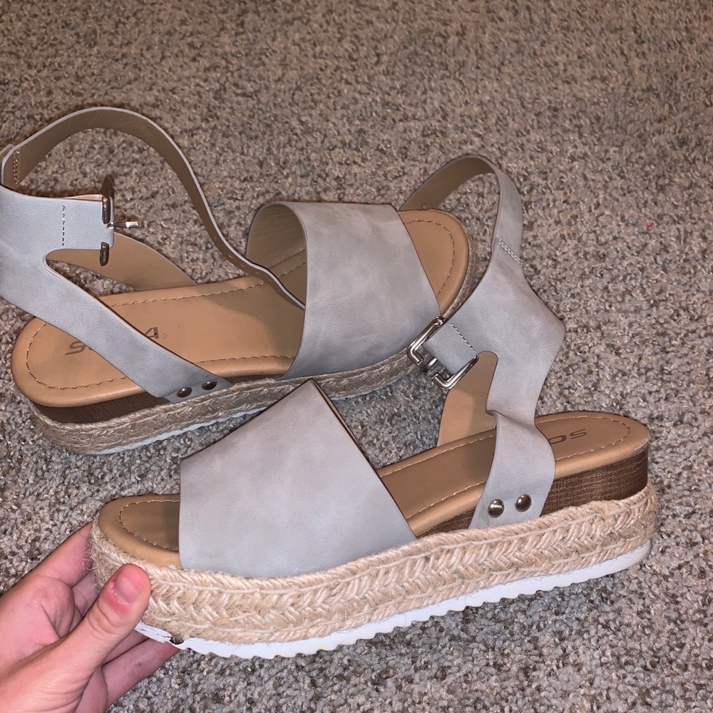 Soda gray espadrilles